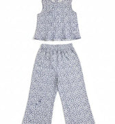 Floral Co-Ord Set for Girls - White - MEME
