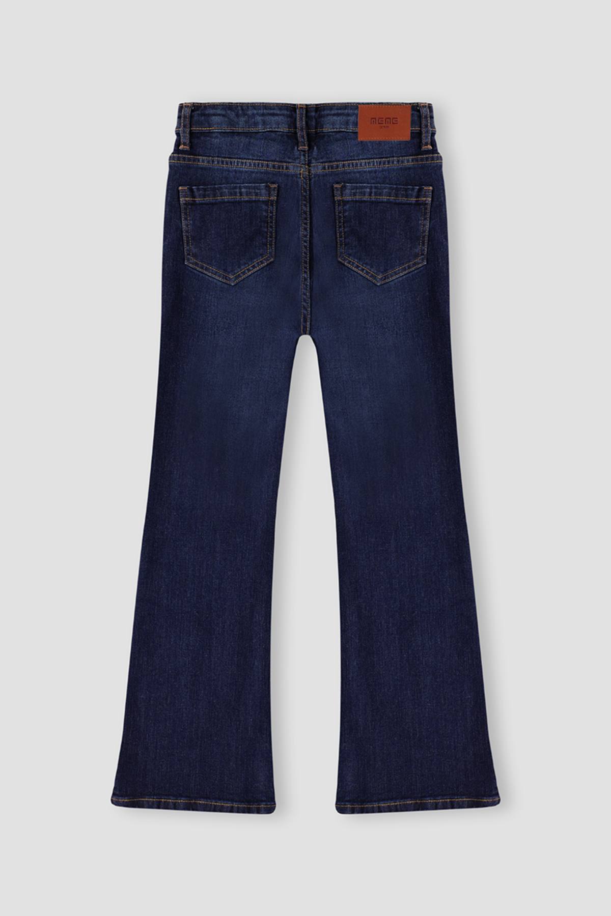 Dark Wash Flared Denim Jeans