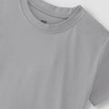 Solid Crew Neck T-Shirt For Boy - Grey
