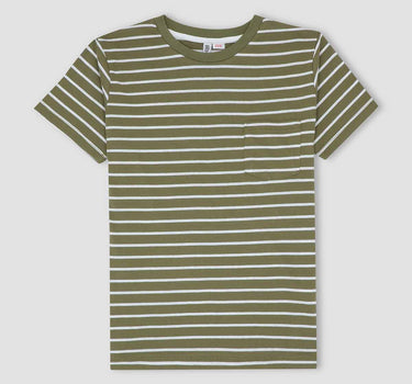 Boy Striped Crew Neck 