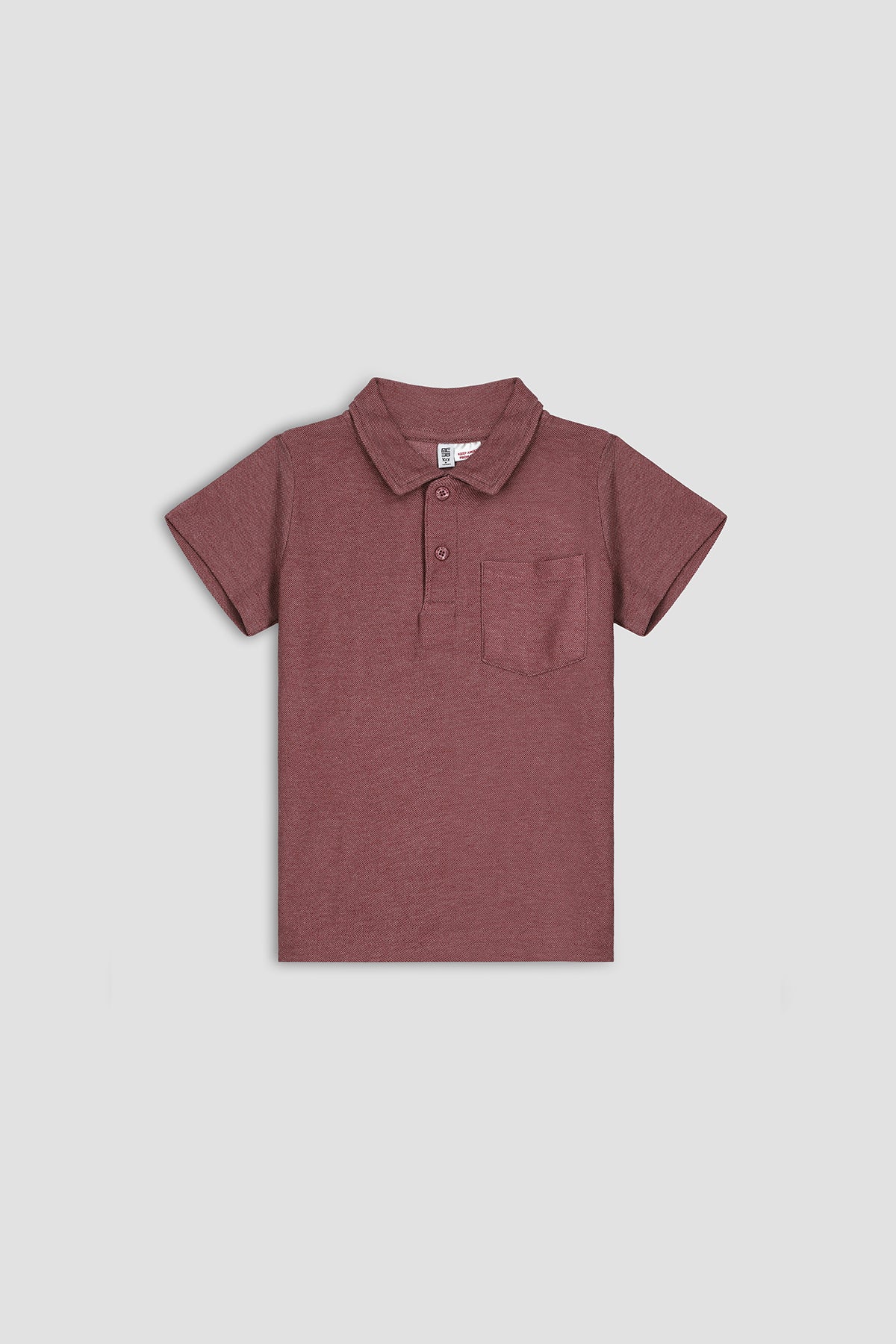 Polo T-Shirt For Boy - BURGUNDY