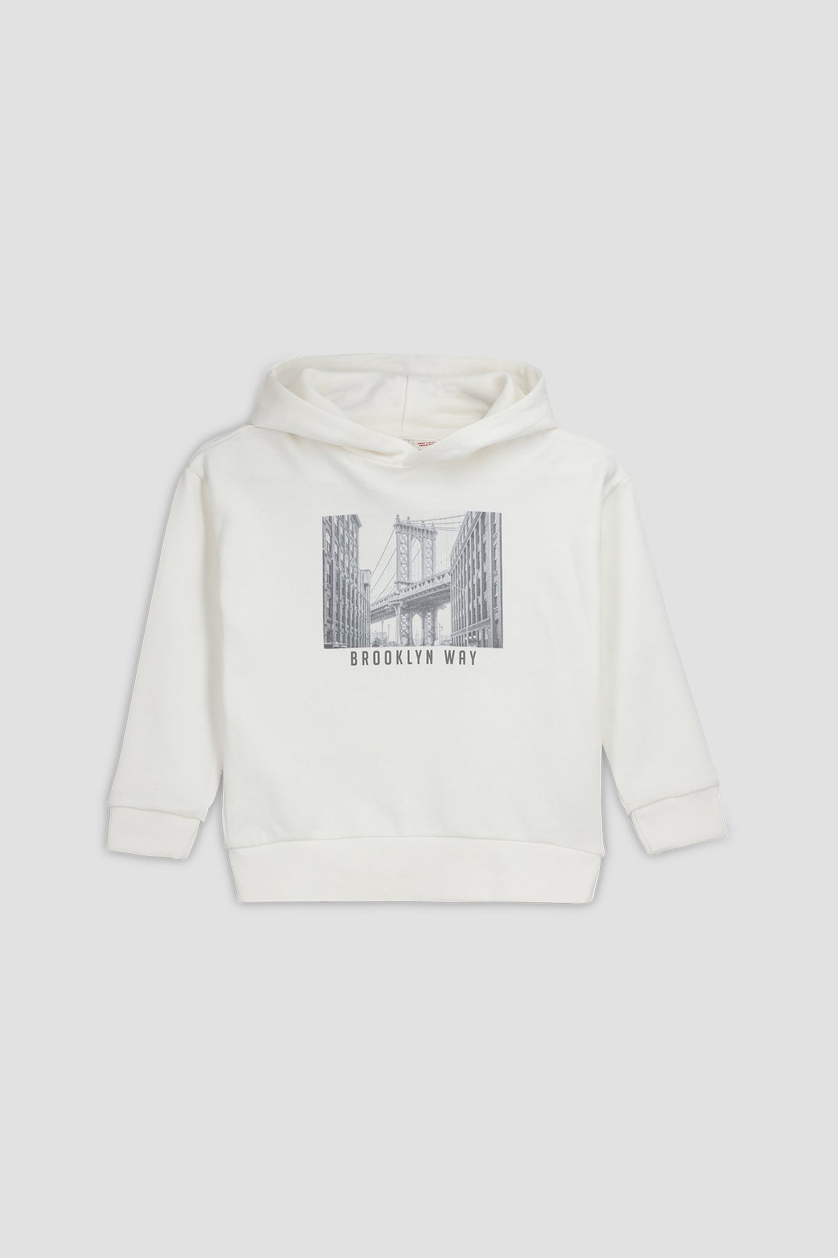 Brooklyn Hoodie For Boy - OFF WHITE