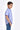Casual Shirt For Boy - Light Blue Model  Right Side Pose