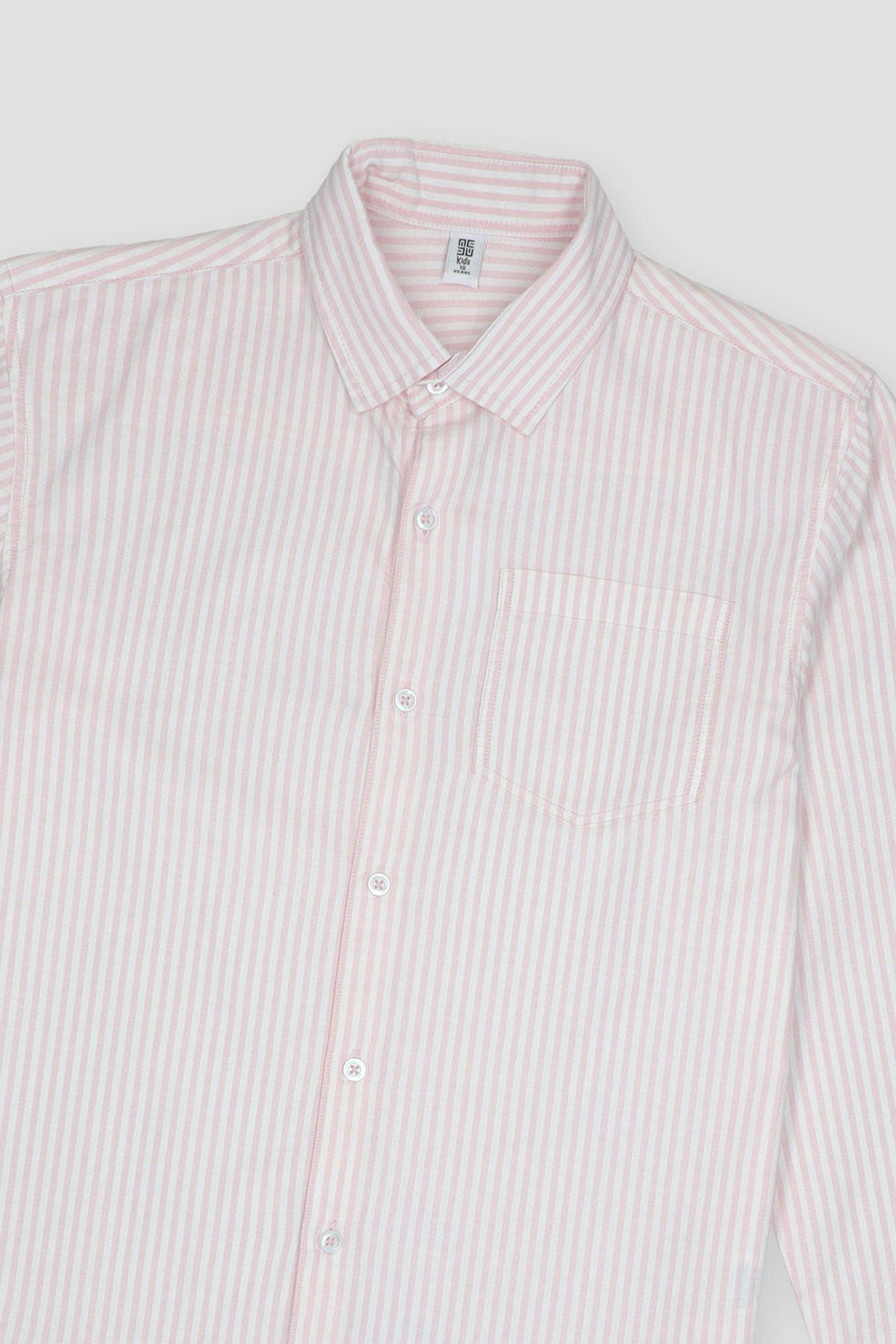 Solid Button Down Shirt 