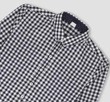 Boy's Checkered Button Down 