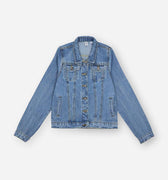 Medium Wash Denim Jacket 