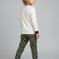 Batman Graphic Pajama Set for Boys - Ecru - MEME
