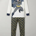 Batman Graphic Pajama Set for Boys - Ecru - MEME
