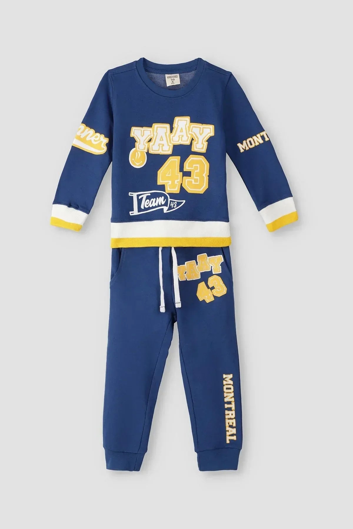 Badges Suit For Baby Boy - Navy - MEME