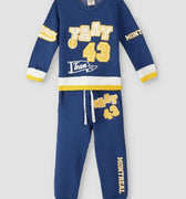 Badges Suit For Baby Boy - Navy - MEME