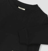 Kangaroo Pocket Sweatshirt For Baby Boy - Black - MEME