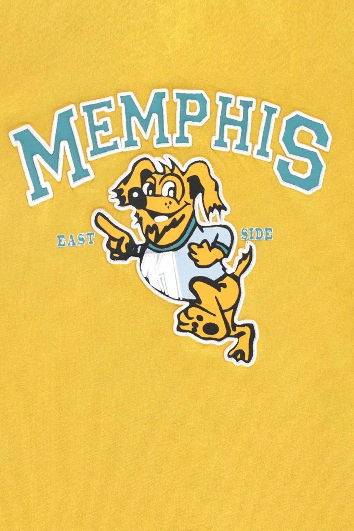Illustrated T-Shirt For Baby Boy - Gold Yellow - MEME