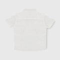 Solid Ban Collar Shirt For Baby Boy - White - MEME