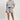 Bear Print Pajama Set For Women - White - MEME