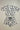 Bear Print Pajama Set For Women - White - MEME