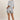 Bear Print Pajama Set For Women - White - MEME