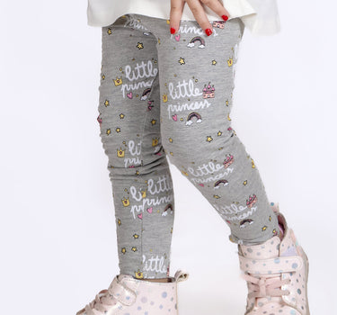 Girls Printed Leggings 