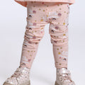 Girls Printed Leggings 