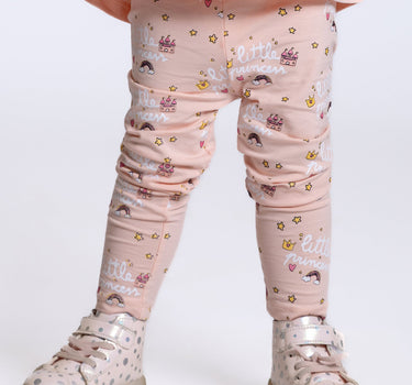 Girls Printed Leggings 