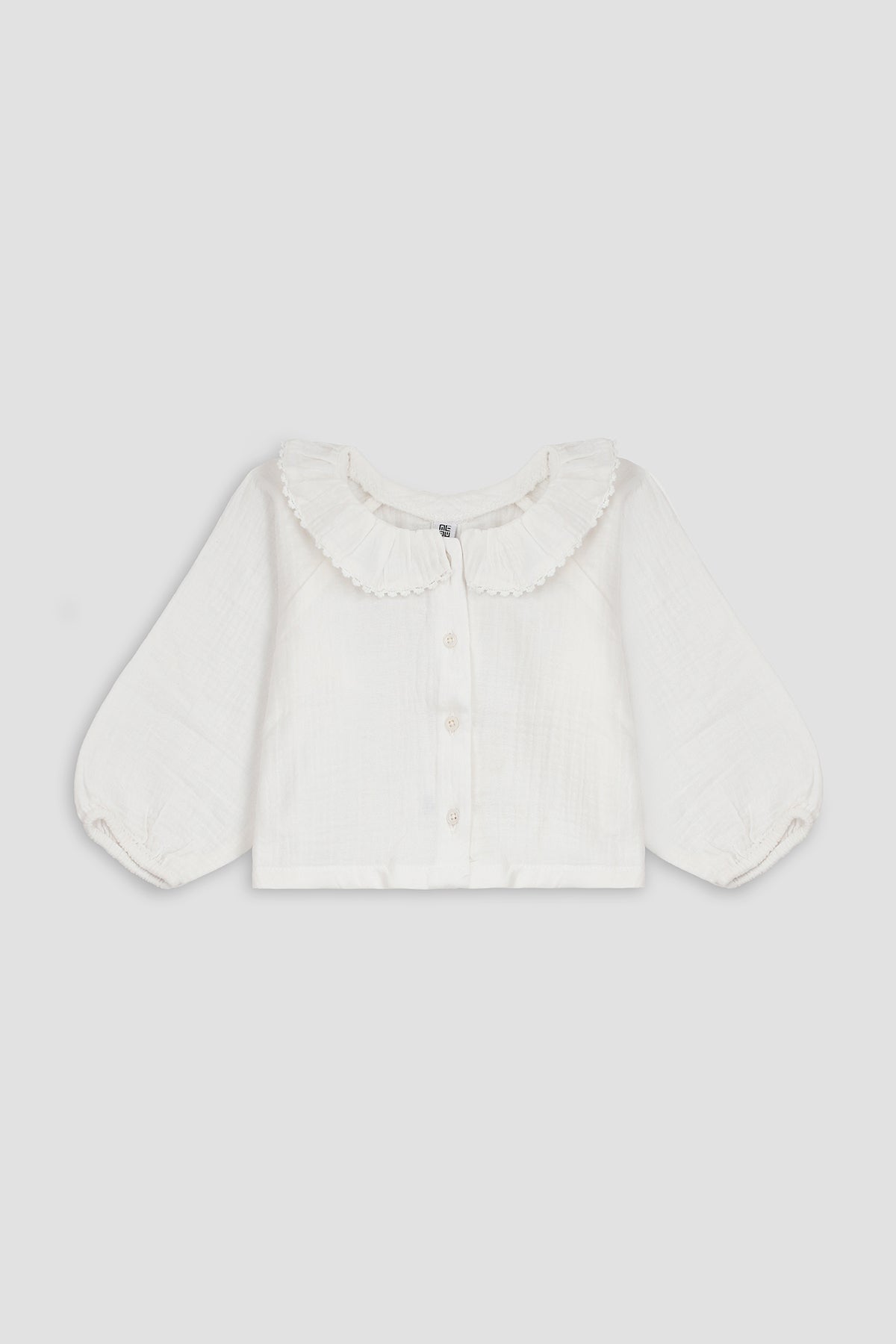 Solid Shirt For Baby Girl - WHITE