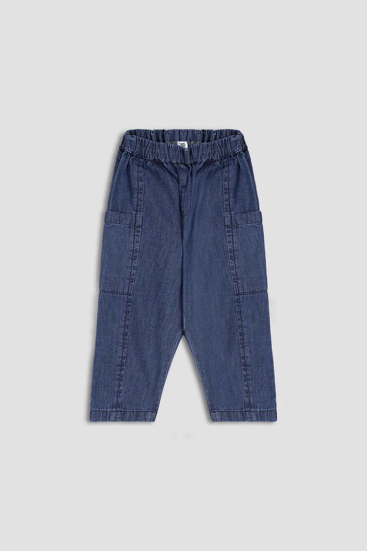 Pant For Baby Girl - MID BLUE