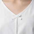 Sleeveless Top For Girls - White - MEME