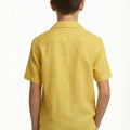 Button-Down Shirt for Boys - Yellow - MEME