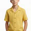 Button-Down Shirt for Boys - Yellow - MEME
