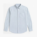 Button Down Shirt For Men - Blue Stripe - MEME