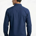 Button-Down Shirt for Men - Navy Blue - MEME