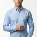 Button-Down Shirt for Men - Light Blue - MEME