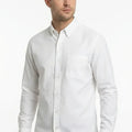 Button-Down Shirt for Men - White - MEME
