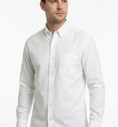 Button-Down Shirt for Men - White - MEME