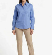 Button-Down Shirt for Women - Serenity Blue - MEME