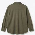 Button-Up Shirt For Women - Olive - MEME