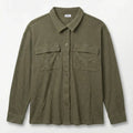 Button-Up Shirt For Women - Olive - MEME