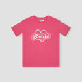 Bonita Printed Shirt For Girl - Hot Pink