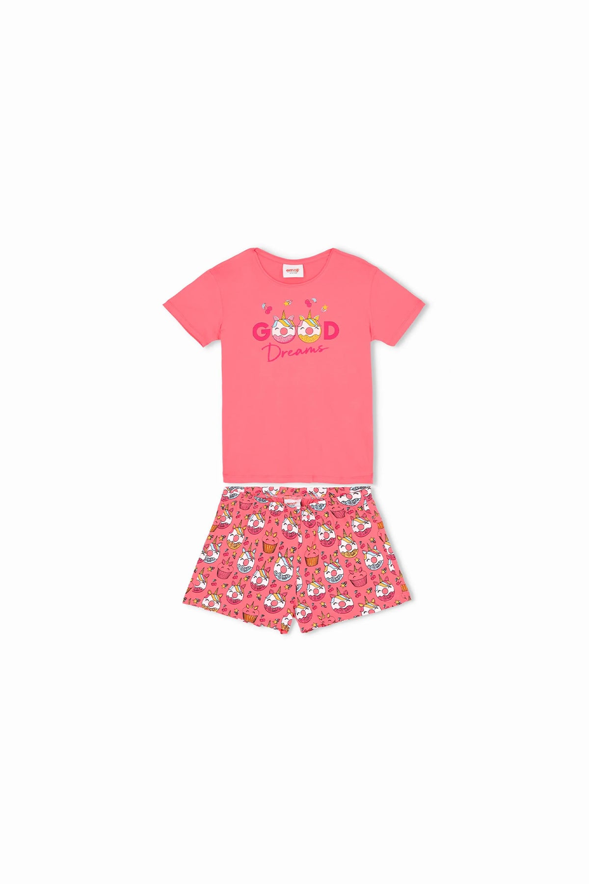 Buffy Emoji Suit For Girl - Pink