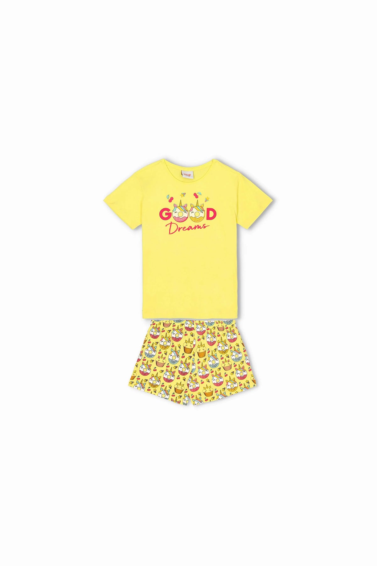 Buffy Emoji Suit For Girl - Sunny Yellow