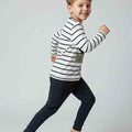 Striped Long Sleeve T-Shirt For Baby Boy - White - MEME