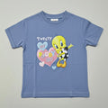 Looney Tunes T-Shirt For Baby Girl - Blue - MEME