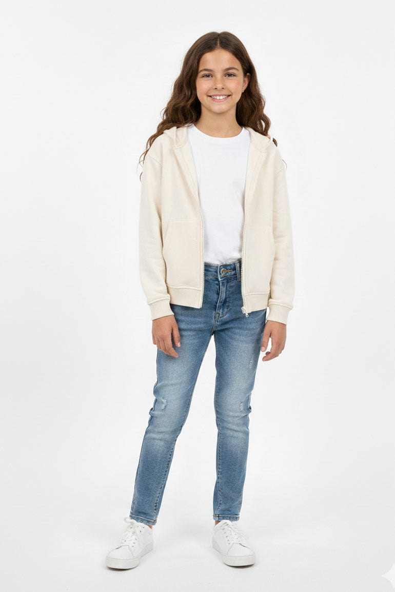 CLASSIC ZIP HOODIE FOR GIRLS