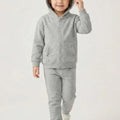Cozy Zip Hoodie for Kids - Grey - MEME