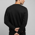 Crew Neck Sweatshirt For Men - Black - MEME