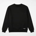 Crew Neck Sweatshirt For Men - Black - MEME