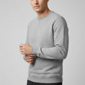 Crew Neck Sweatshirt For Men - Light Grey - MEME