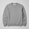 Crew Neck Sweatshirt For Men - Light Grey - MEME