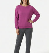 Crewneck Sweatshirt for Women - Berry Purple - MEME