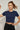Cropped Active Tee For Women - Navy Blue - MEME