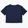 Cropped Active Tee For Women - Navy Blue - MEME